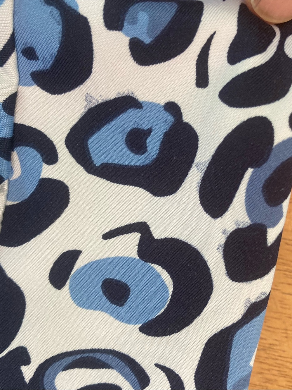 Golftini Leopard Athletic Golf Skort - Cyclone - Blue, Navy, White - Large - Picture 9 of 13